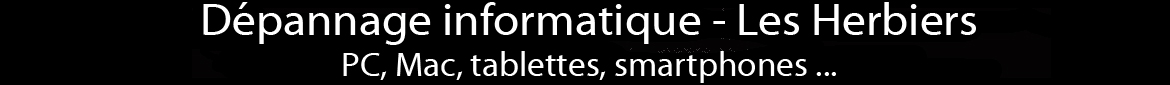 Dépannage informatique Les Herbiers. PC, Mac, tablettes, smartphones, Iphones. Vente et Réparation d'ordinateurs
